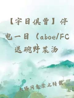 【宇日俱曾】停电一日（aboe/FC)